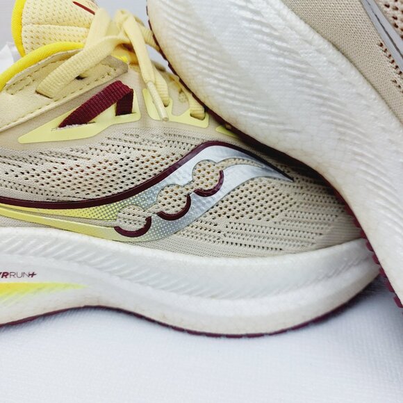 Saucony Women's Glow Sundown Triumph 21 Mesh Athletic Running Shoes Size 8.5 - Picture 8 of 15